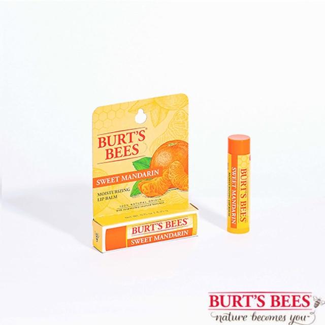 【BURT’S BEES】甜橙護唇膏2入(護唇膏/蜜蜂爺爺/天然有機/小蜜蜂/天然/)