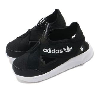 【adidas 愛迪達】涼鞋 360 Sandal 套腳 穿搭 童鞋 愛迪達 舒適 輕便 中童 球鞋 黑 白(FX4946)