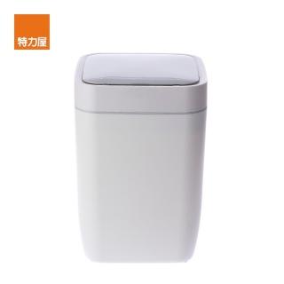 【特力屋】Home Zone 智能觸碰感應垃圾桶方型 白色 8L