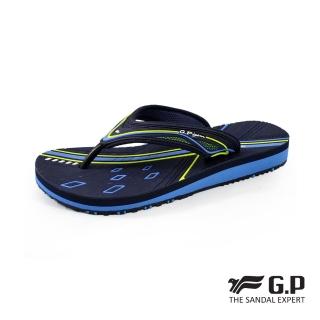 【G.P】女款CITY WALKER率性人字拖鞋G1564W-藍色(SIZE:36-40 共二色)
