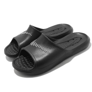 【NIKE 耐吉】拖鞋 Victori One Shwer 套腳 女鞋 基本款 簡約 大logo 夏日 輕便穿搭 黑 白(CZ7836-001)