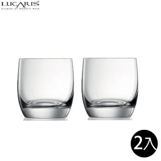 【LUCARIS】上海系列無鉛水晶威士忌杯395ml/2入禮盒組 LT03DR14-2(威士忌杯)