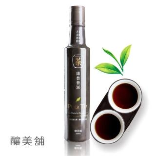 【釀美舖】康普普洱茶250ML/瓶(活酵益菌 純茶甕釀)