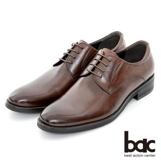 【bac】超輕量系列 俐落簡約真皮上班鞋(咖啡色)