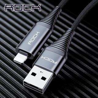 【ROCK】USB/lightning/Type-C四合一PD快充編織傳輸線 1M/黑色