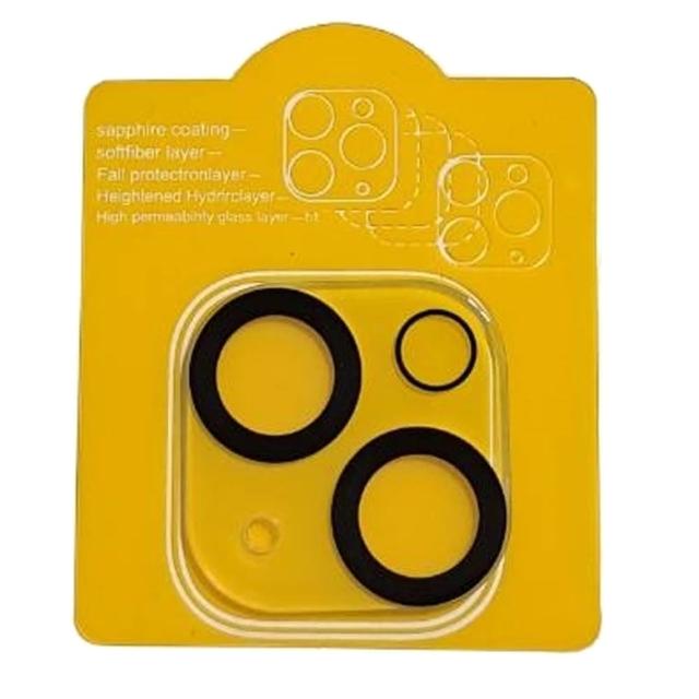 【DiGiGuide】iPhone 14/15 Plus 鋼化玻璃鏡頭保護貼(二鏡頭黑框)