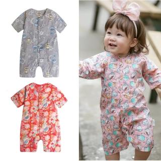 【Baby 童衣】日式和服 前開扣和風連身衣 20001(共三色)