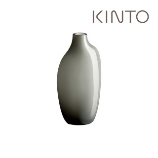 【Kinto】SACCO玻璃造型花瓶03- 灰