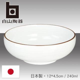 【白山陶器】白磁千段/小菜碗