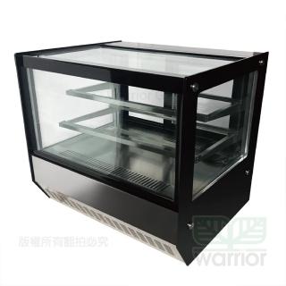 【WARRIOR 樺利】88L直角玻璃蛋糕櫃(HM900F-P-HG黑色)