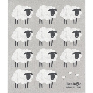 【NOW】瑞典環保抹布 綿羊(洗碗布 廚房抹布 清潔布 擦拭布 環保材質抹布)