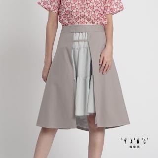 【SHIRLEY YANG 楊雪琪】雙層造型棉質短裙