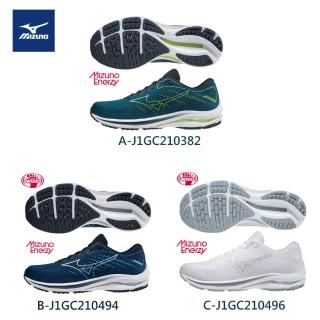 【MIZUNO 美津濃】WAVE RIDER 25 一般型男款慢跑鞋 ENERZY中底材質 J1GC210XXX(慢跑鞋)