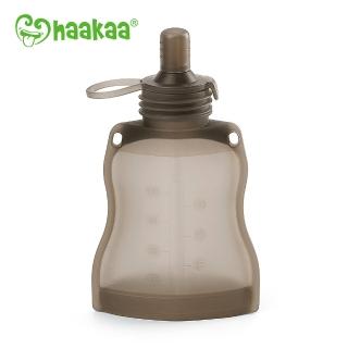【haakaa】矽膠吸管美味袋130ml(可裝飲料/果泥/嬰兒食品)