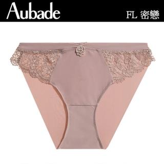 【Aubade】密戀蕾絲三角褲-FL(紫芋)