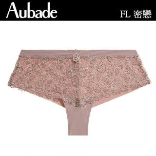 【Aubade】密戀蕾絲平口褲-FL(紫芋)