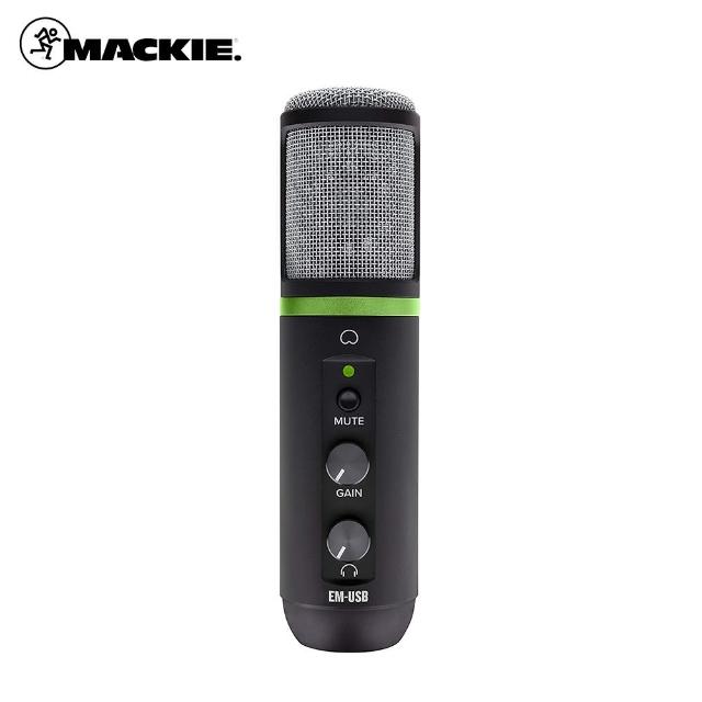 【Mackie】EleMent 系列 EM-USB 電容式麥克風(麥克風 直播 播客 podcast 錄音 youtuber 線上)