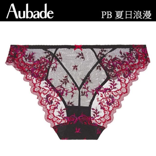 【Aubade】夏日浪漫無痕三角褲-PB(黑)