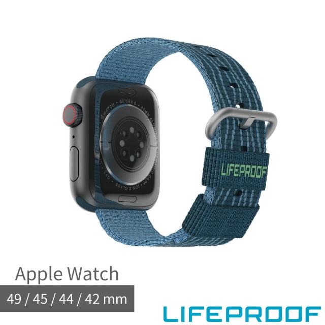 【LifeProof】Apple Watch 42/44/45/49mm 環保防水錶帶(湖泊藍)