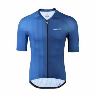 【MONTON】原素藍色短上衣(男性自行車服/短袖車衣/單車服/自行車衣)
