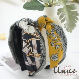 【UNICO】韓國東大門名媛風扭結造型感髮箍(聖誕/髮飾)
