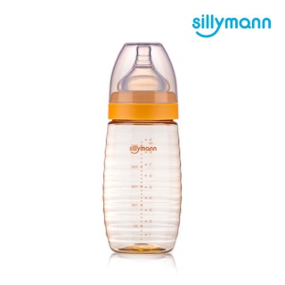 【韓國sillymann】寬口徑母乳實感PPSU輕巧設計款蜂蜜奶瓶(260ml)