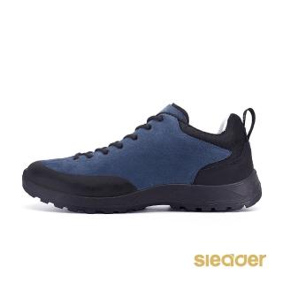 【sleader】暢遊高性能防水綁帶戶外休閒男鞋-SL64(深藍)