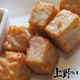 【上野物產】12包共48片 古早味水晶芋頭粿(600g±10%/4片/包)