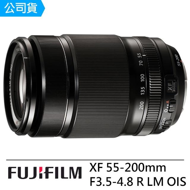 【FUJIFILM 富士】XF 55-200mm F3.5-4.8 R LM OIS 望遠變焦鏡頭--公司貨(保護鏡拭紙吹球..好禮)