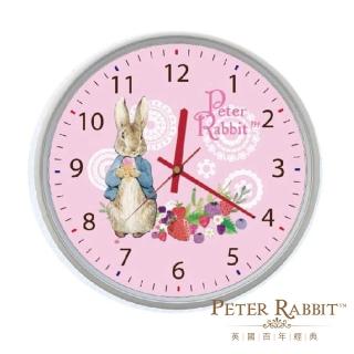 【PETER RABBIT 比得兔】比得兔草莓時鐘(粉紅)