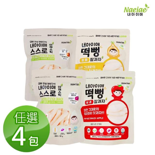 【韓國Naeiae】無添加寶寶米餅/米棒30g-四入組(建議7個月以上)