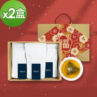 【順便幸福】順便幸福-年節禮盒-香韻桂花烏龍茶3袋x2盒(茶包 伴手禮)