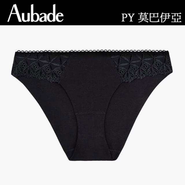 【Aubade】莫巴伊亞有機棉三角褲-PY(黑)