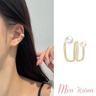 【MISS KOREA】韓國設計多層珍珠鋯石螺旋耳骨夾