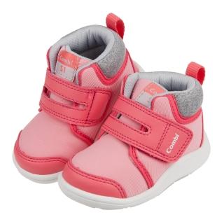 【布布童鞋】Combi粉色Core_S中筒成長機能學步鞋(S0P1PIG)