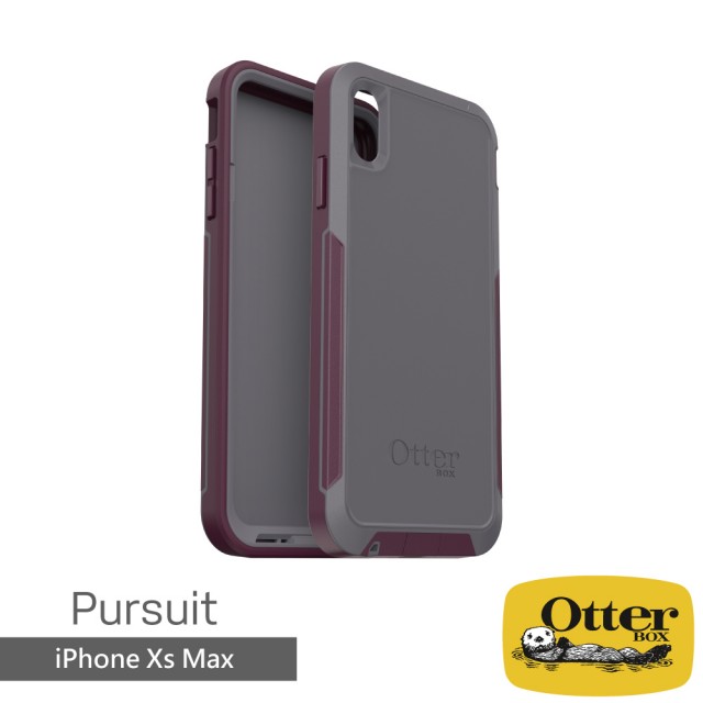 【OtterBox】iPhone Xs Max 6.5吋 Pursuit探索者系列保護殼(灰/紫)