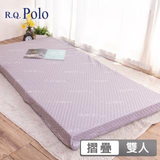 【R.Q.POLO】天絲完美釋壓透氣三折床墊 厚度5公分(雙人5X6尺)