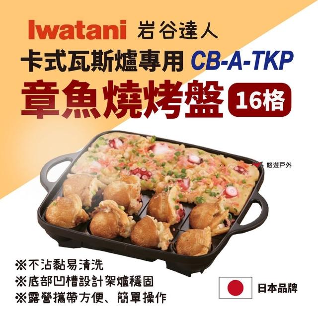 【Iwatani 岩谷】卡式瓦斯爐專用不沾章魚燒烤盤(CB-A-TKP)