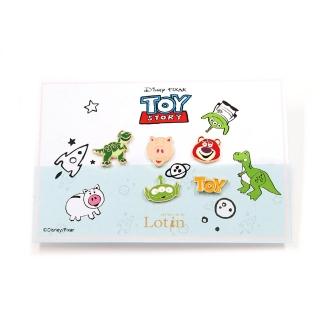 【Lotin 羅婷】玩具總動員-TOY S五件 針式套組(迪士尼、飾品、手鍊、玩具總動員、針式耳環)