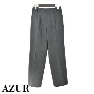 【AZUR】基本OL百搭中直筒西裝褲-2色