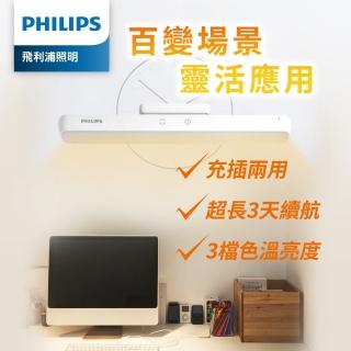 【Philips 飛利浦】66147 酷俠 LED全光譜充電燈(PD043)