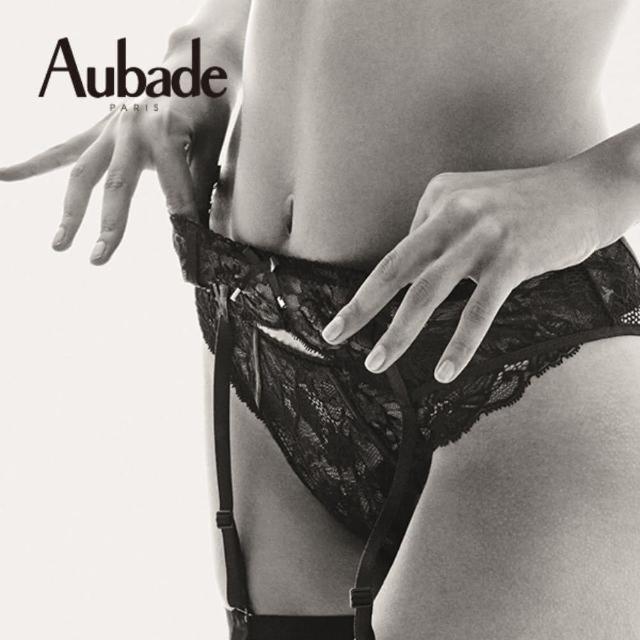 【Aubade】黎明之愛蕾絲吊襪帶-QA(黑)