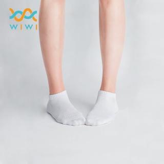 【WIWI】【現貨】MIT發熱抑菌按摩船型襪 女生-純淨白 M-L(0.82遠紅外線 除臭抑菌 吸濕排汗 按摩襪 發熱襪)