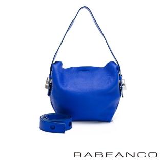 【RABEANCO】RIKKA 時尚牛皮手提/肩背包-小(藍色)
