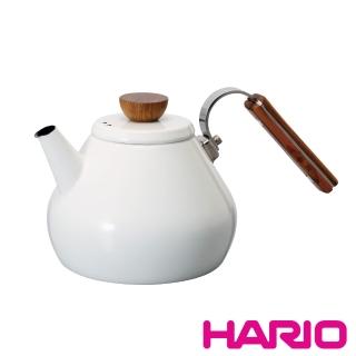 【HARIO】BONA琺瑯茶壺(BTK-80-W)