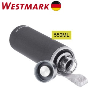 【德國WESTMARK】玻璃冷水壺550ML灰(送潛水衣保護套)
