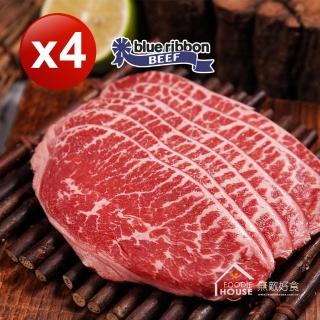 【無敵好食】美國特選-嫩肩牛火鍋肉片 x4包(300g/包_0.2cm)