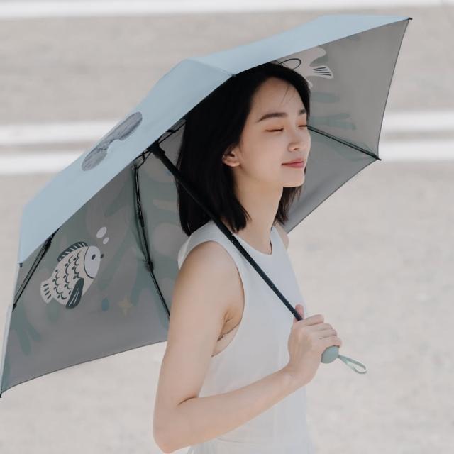 【solove 素樂】輕巧口袋晴雨傘(三色可選)