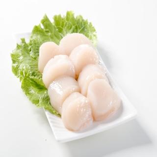 【華得水產】日本鮮甜生食級干貝4包組(200g/約5-10粒/包)