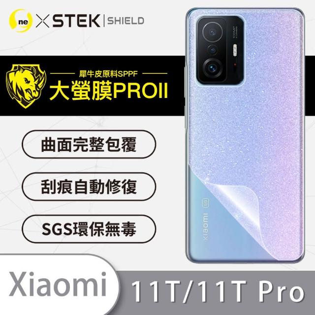 【o-one大螢膜PRO】XiaoMi小米11T/11T Pro 5G 滿版手機背面保護貼